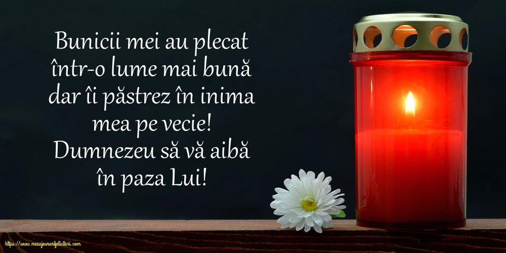 Comemorare Dumnezeu să vă aibă în paza Lui!
