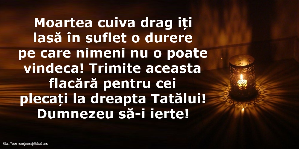 Comemorare Dumnezeu să-i ierte!