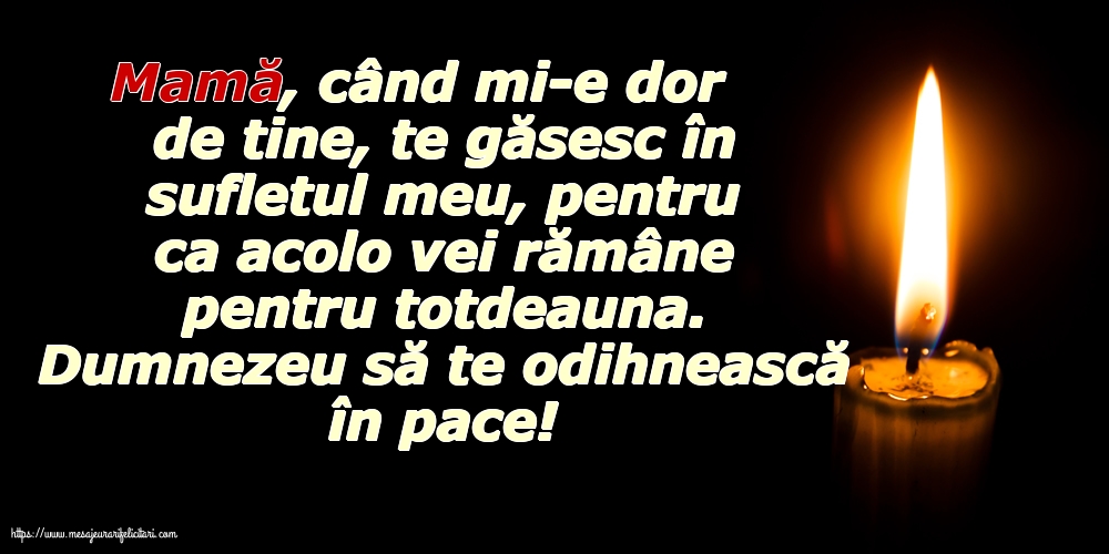 Imagini de Comemorare - Dumnezeu să te odihnească în pace! - mesajeurarifelicitari.com