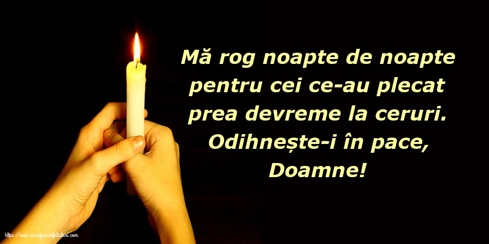 Comemorare Odihnește-i în pace, Doamne!