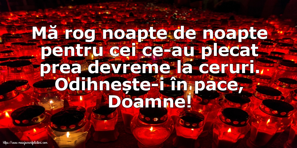 Comemorare Odihnește-i în pace, Doamne!