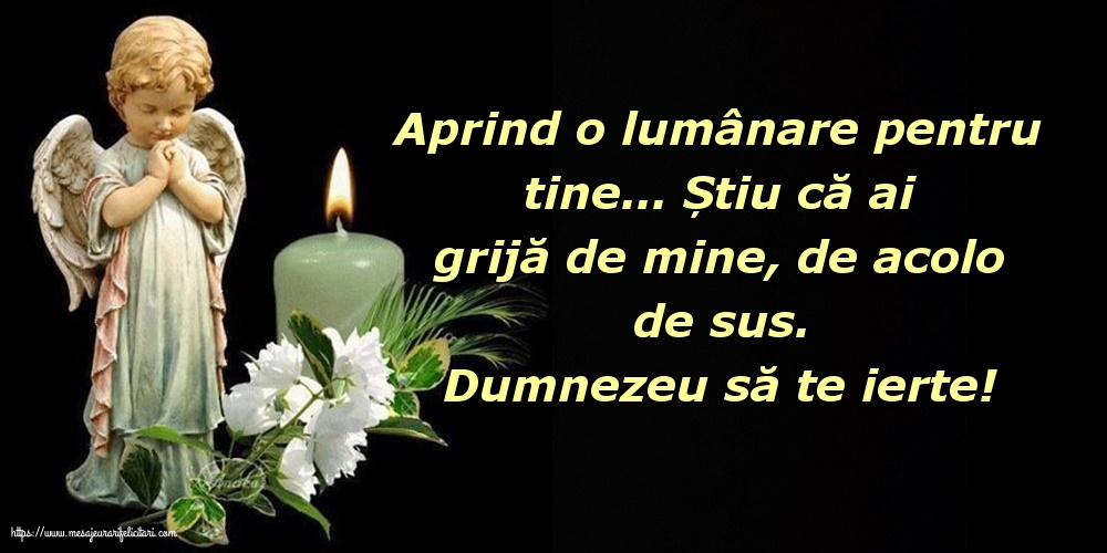 Comemorare Dumnezeu să te ierte!