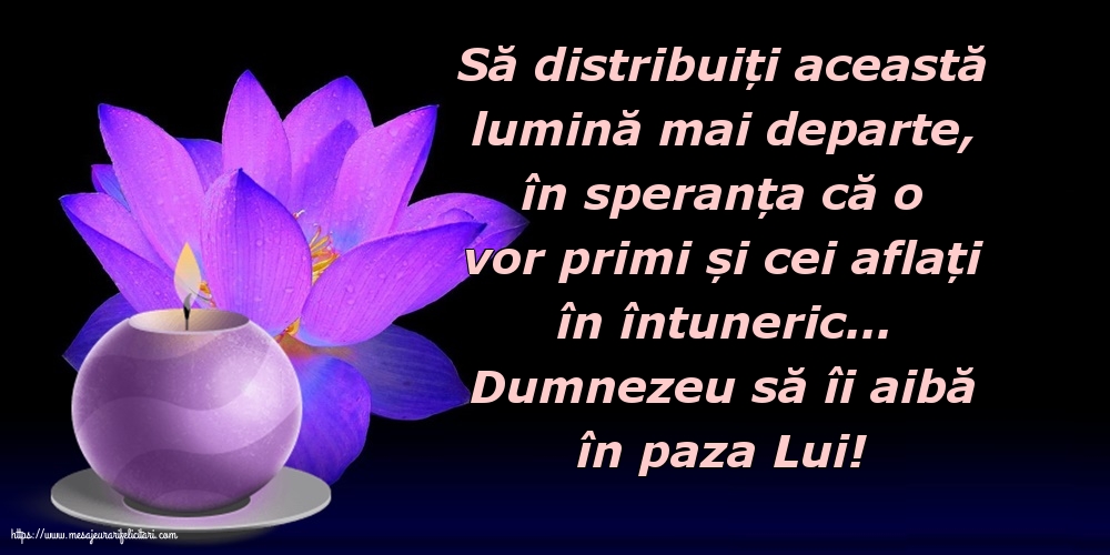 Comemorare Dumnezeu să îi aibă în paza Lui!