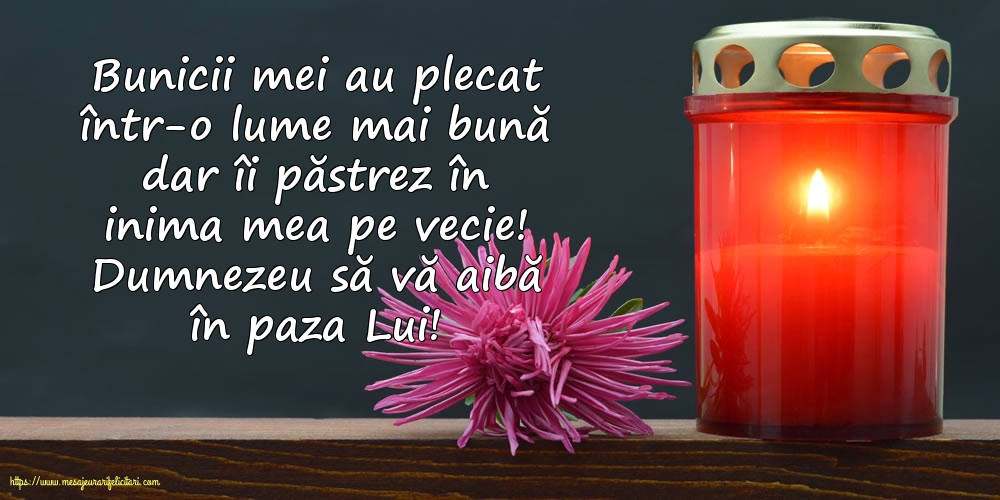 Dumnezeu să vă aibă în paza Lui!
