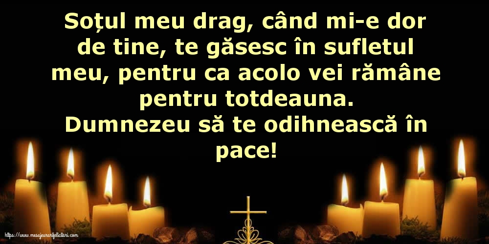 Comemorare Dumnezeu să te odihnească în pace!