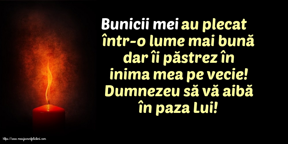 Dumnezeu să vă aibă în paza Lui!