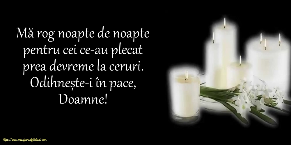 Odihnește-i în pace, Doamne!