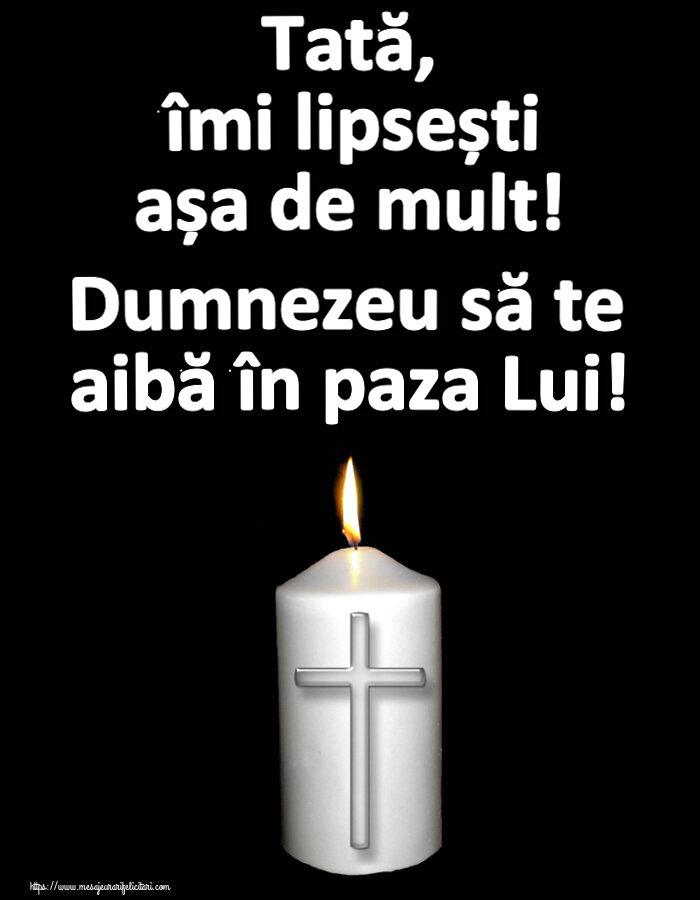 Comemorare Tată, îmi lipsești așa de mult! Dumnezeu să te aibă în paza Lui!