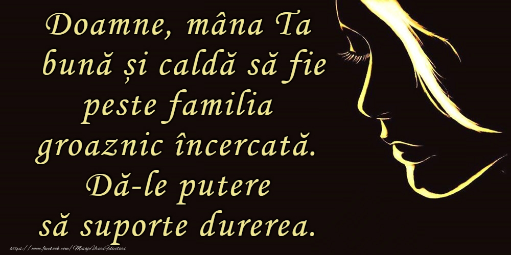 Sincere condoleanțe!