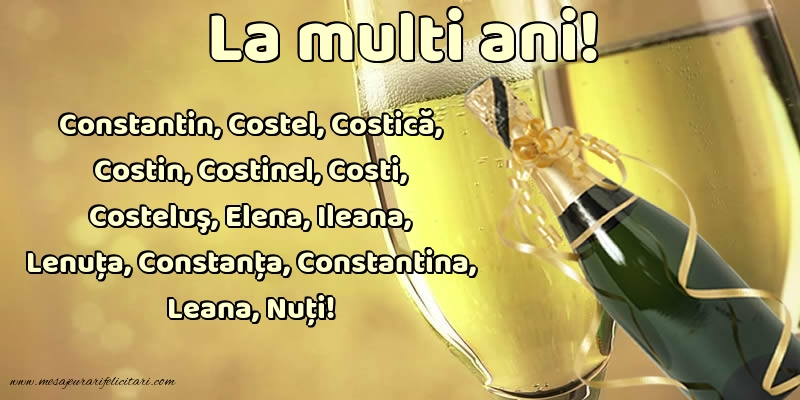 Sfintii Constantin si Elena La multi ani!