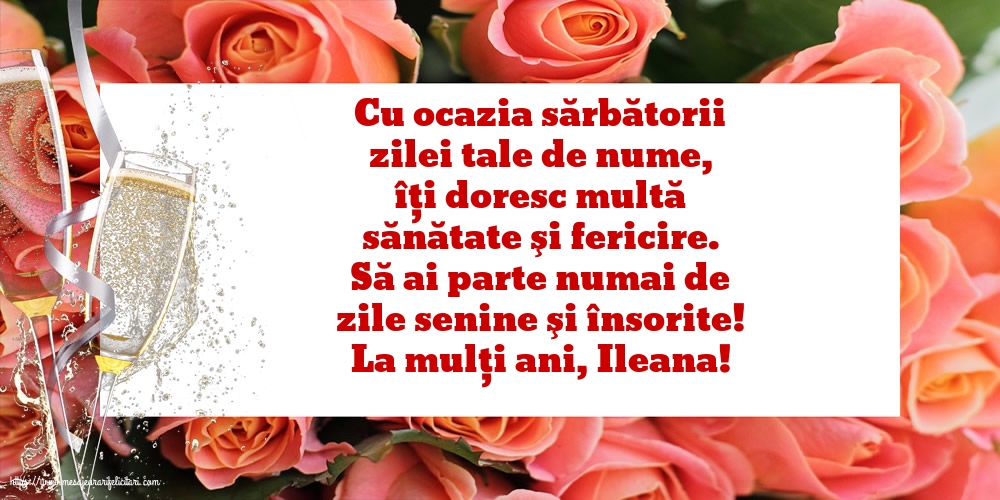 Felicitari de Sfintii Constantin si Elena cu mesaje - La mulți ani, Ileana!
