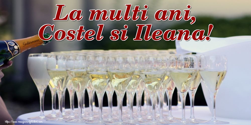 Sfintii Constantin si Elena La multi ani, Costel si Ileana!