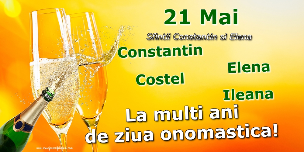 Sfintii Constantin si Elena 21 Mai - Sfintii Constantin si Elena