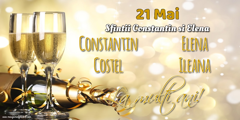 Sfintii Constantin si Elena 21 Mai - Sfintii Constantin si Elena