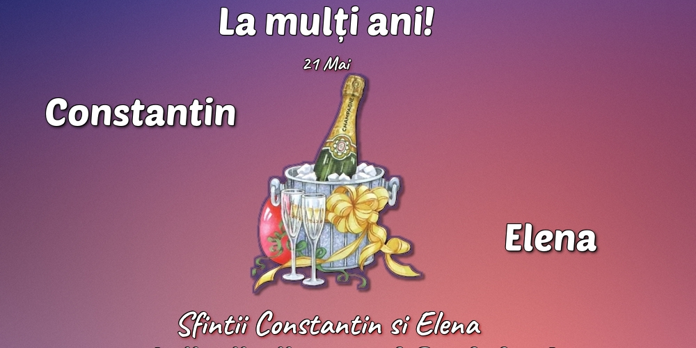Sfintii Constantin si Elena 21 Mai - Sfintii Constantin si Elena