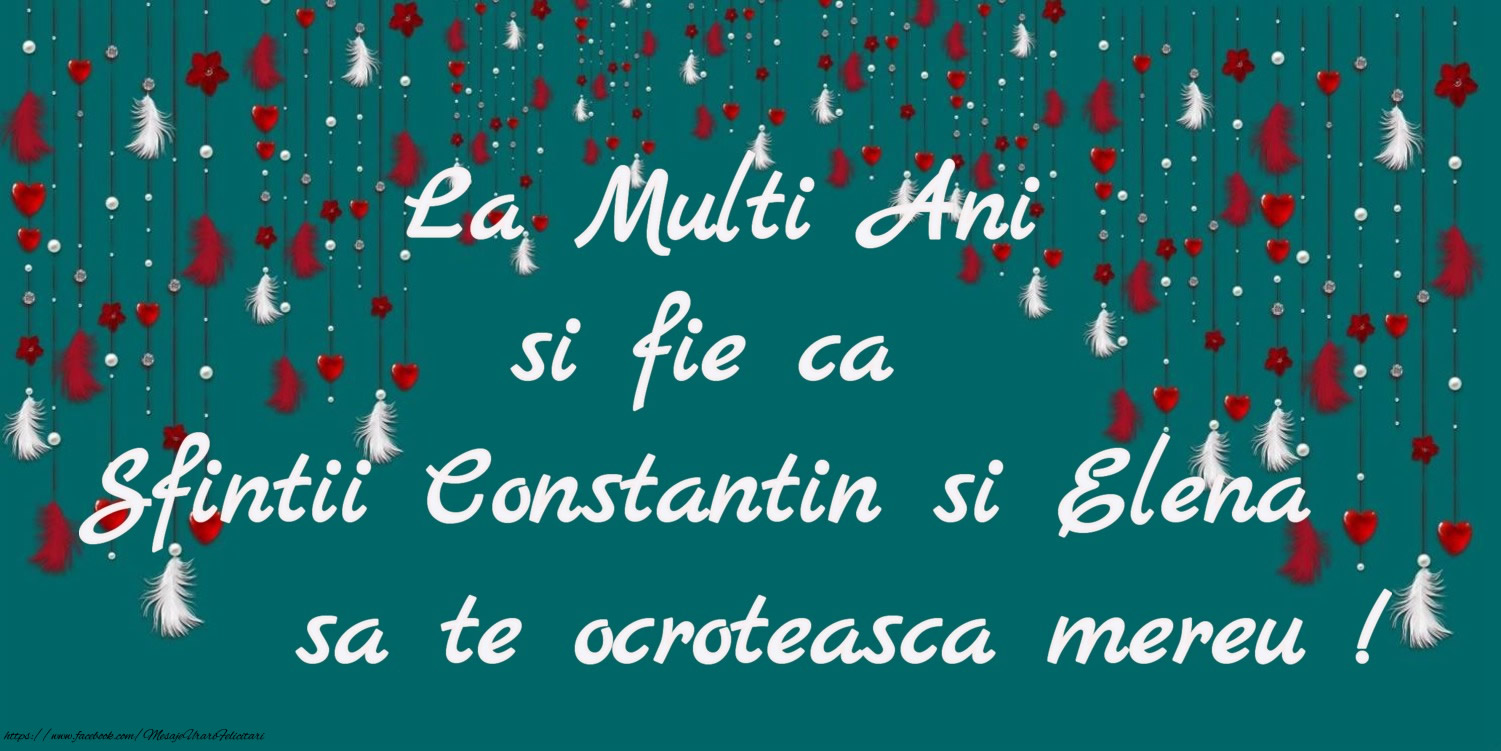 La multi ani, Sfintii sa te ocroteasca mereu!