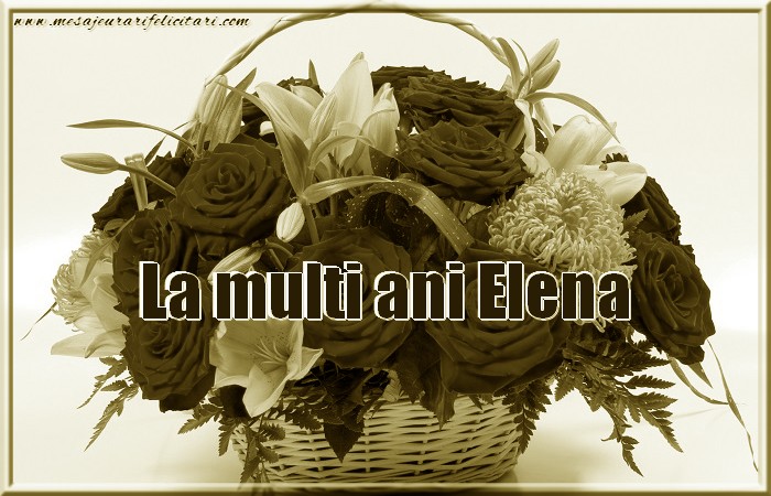 La multi ani Elena