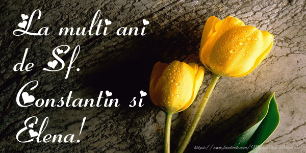 Felicitari de Sfintii Constantin si Elena - La multi ani de Sf. Constantin si Elena! - mesajeurarifelicitari.com