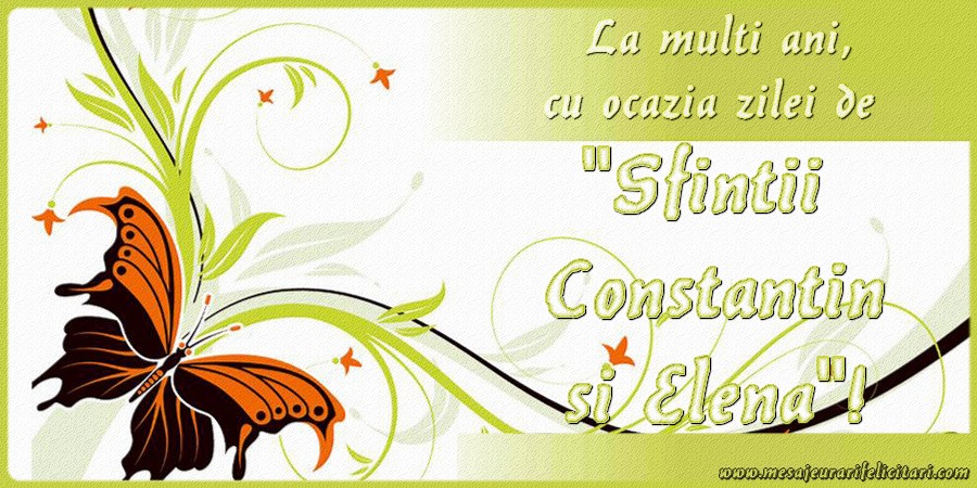 La multi ani, cu ocazia zilei de  