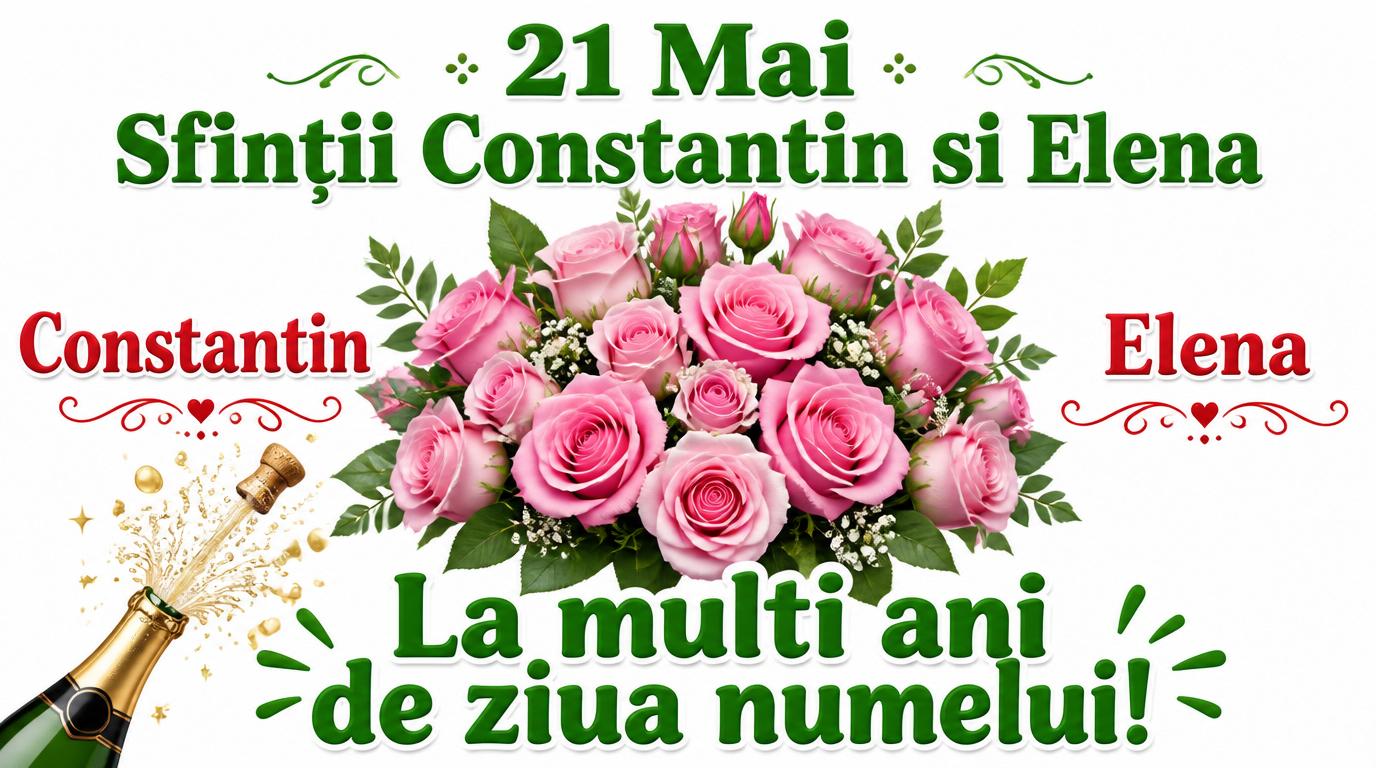 21 Mai Sfinții Constantin și Elena La multi ani!