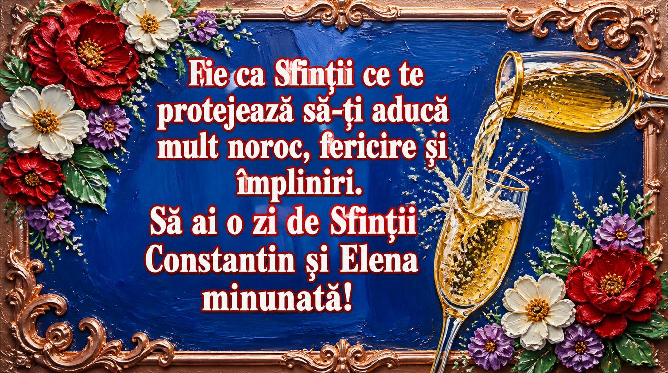 21 Mai Sfinții Constantin și Elena La multi ani!