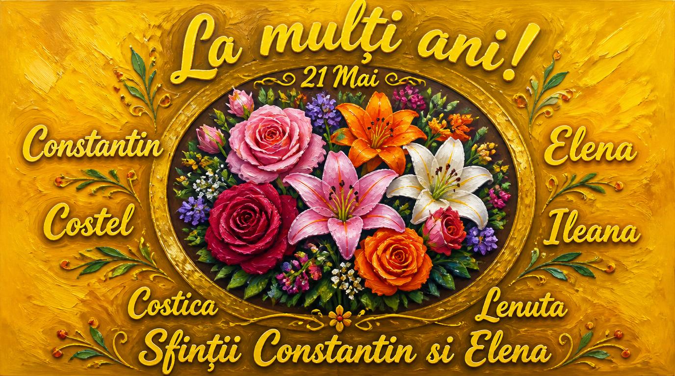 21 Mai Sfinții Constantin și Elena La multi ani!