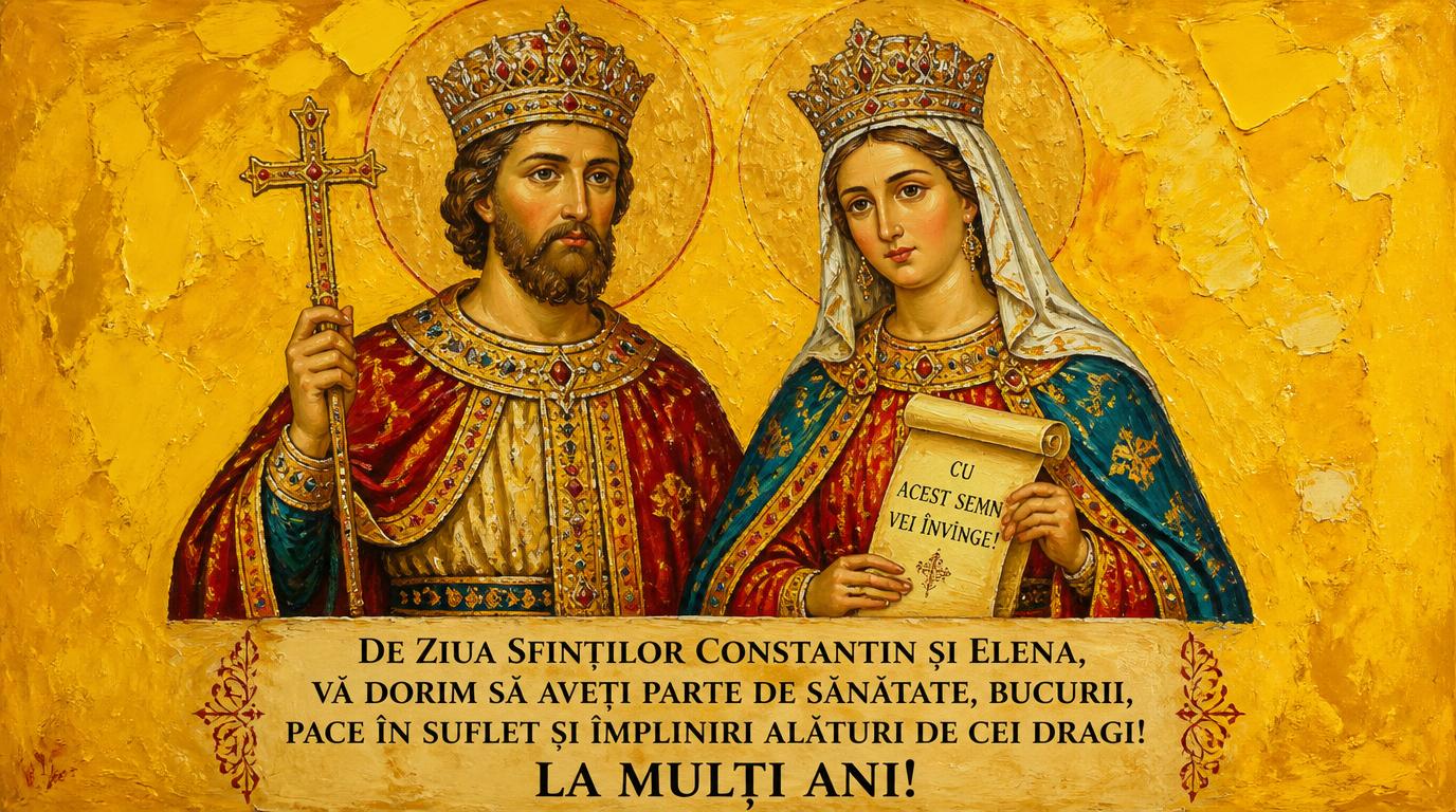 21 Mai Sfinții Constantin și Elena La multi ani!