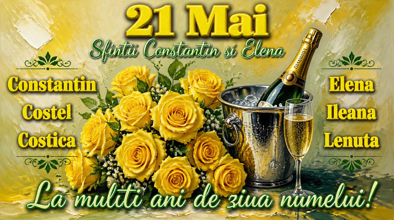 21 Mai Sfinții Constantin și Elena La multi ani!