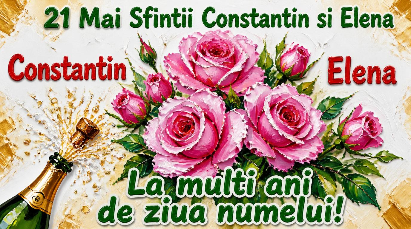 21 Mai Sfinții Constantin și Elena La multi ani!