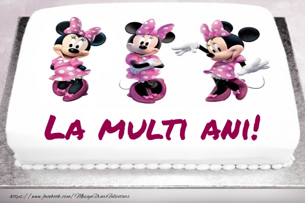 La multi ani! - Tort cu Minnie
