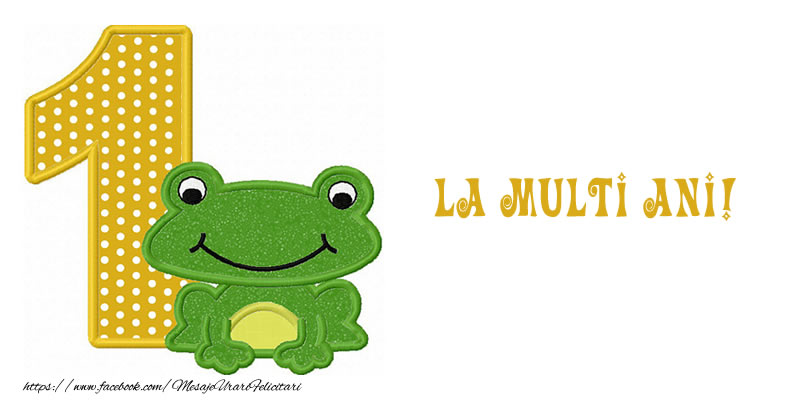 La multi ani 1 an!