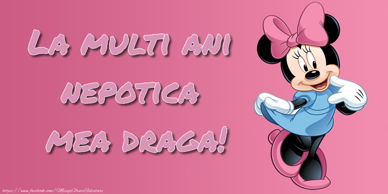 La multi ani nepotica mea draga! - Minnie Mouse