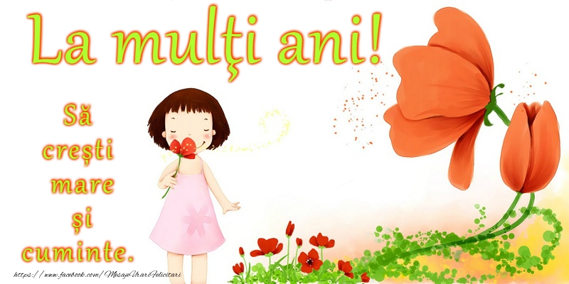 La multi ani pentru fetite si baieti