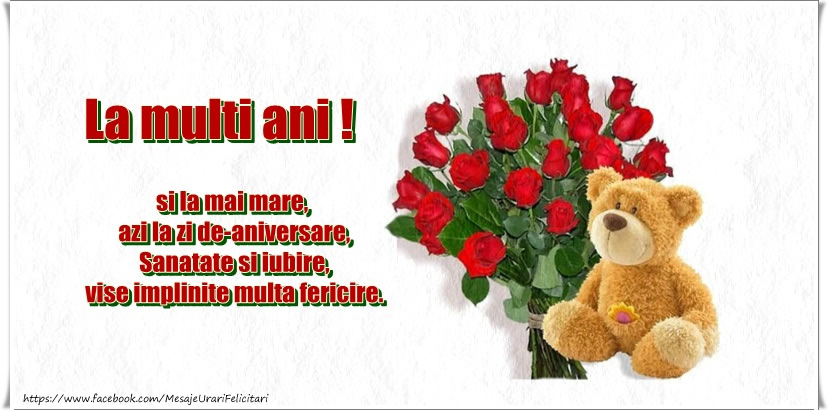 La multi ani si la mai mare!