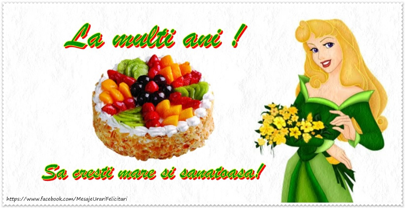 La multi ani pentru fetite