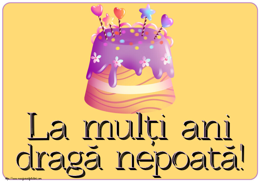 Copii La mulți ani dragă nepoată! ~ candy tort