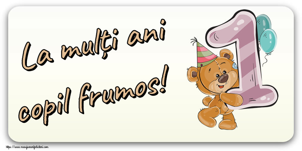 Copii La mulți ani copil frumos! ~ 1 an