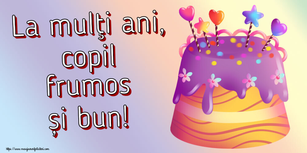 Copii La mulţi ani, copil frumos și bun! ~ candy tort