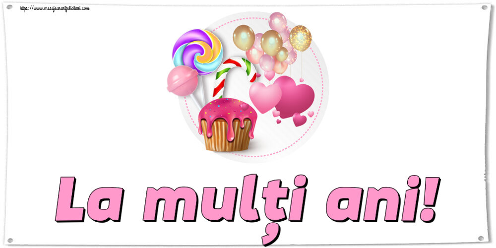Felicitari pentru copii - La mulți ani! ~ candy cake - mesajeurarifelicitari.com