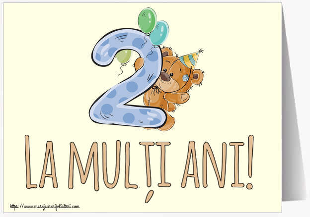 La mulți ani! ~ 2 ani