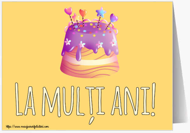 Felicitari pentru copii - La mulți ani! ~ candy tort - mesajeurarifelicitari.com