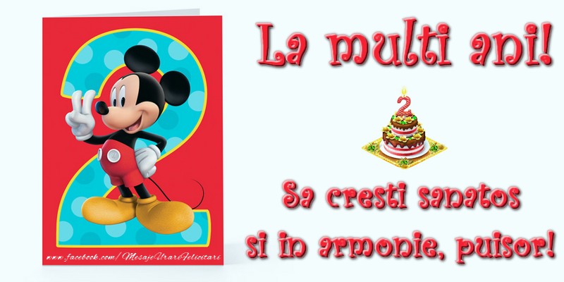 La multi ani! Sa cresti sanatos si in armonie, puisor!