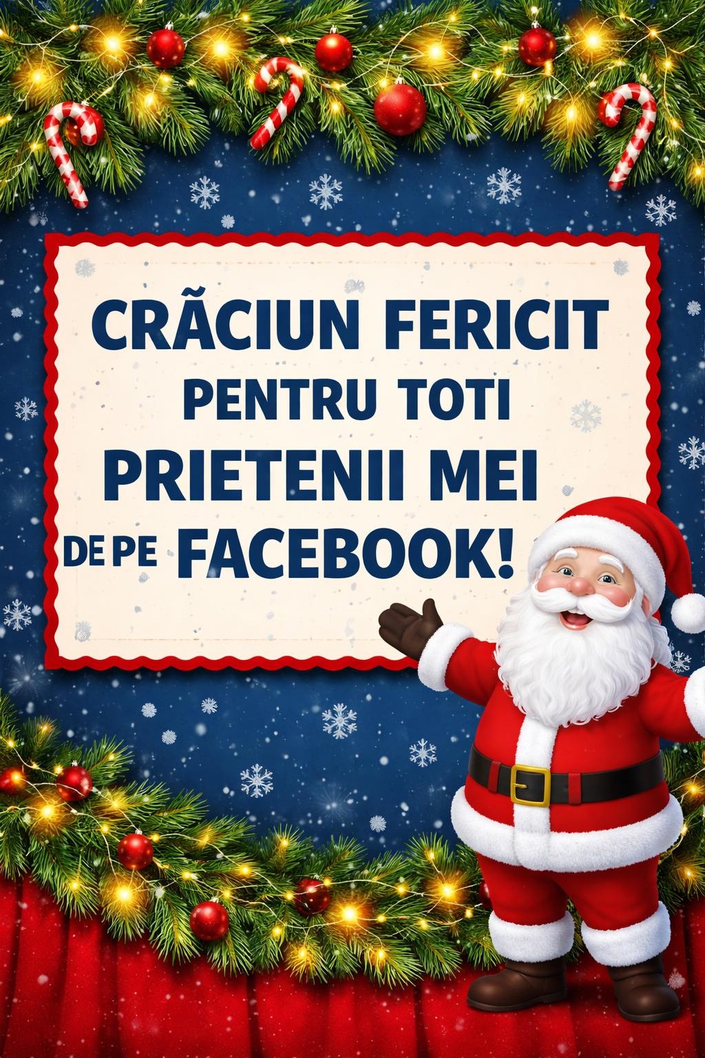 Craciun fericit si la multi ani pentru toti prietenii mei!