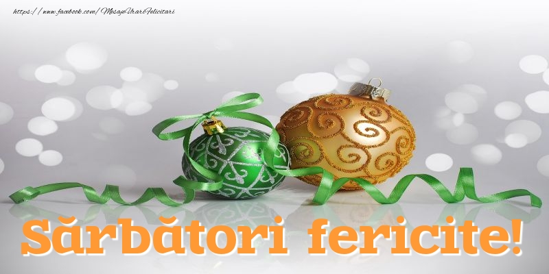 Sărbători fericite!