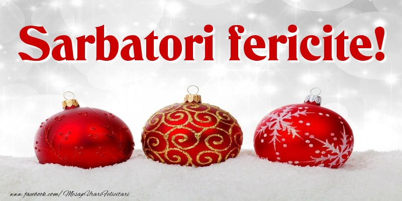 Sarbatori fericite!