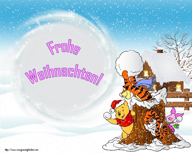 Felicitari de Craciun in Germana - Frohe Weihnachten!