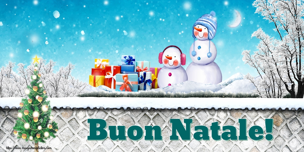 Felicitari de Craciun in Italiana - Buon Natale!