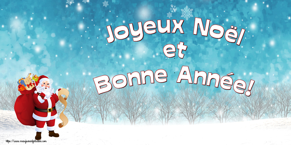 Felicitari de Craciun in Franceza - Joyeux Noël et Bonne Année!
