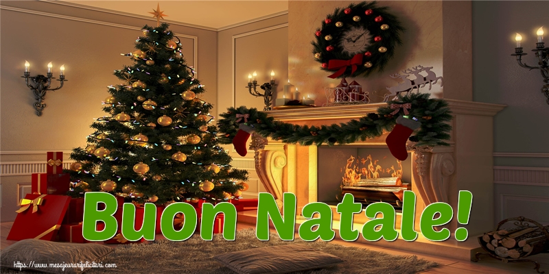 Felicitari de Craciun in Italiana - Buon Natale!