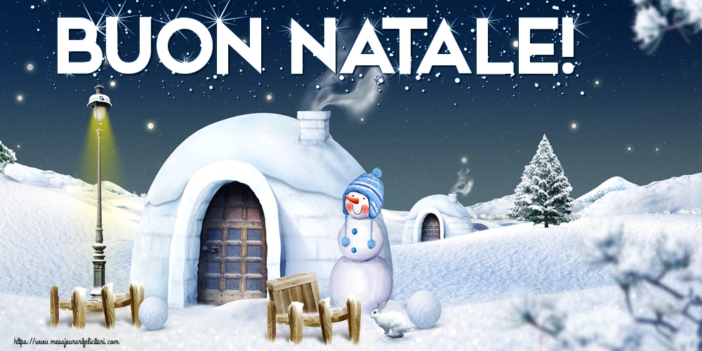 Felicitari de Craciun in Italiana - Buon Natale!